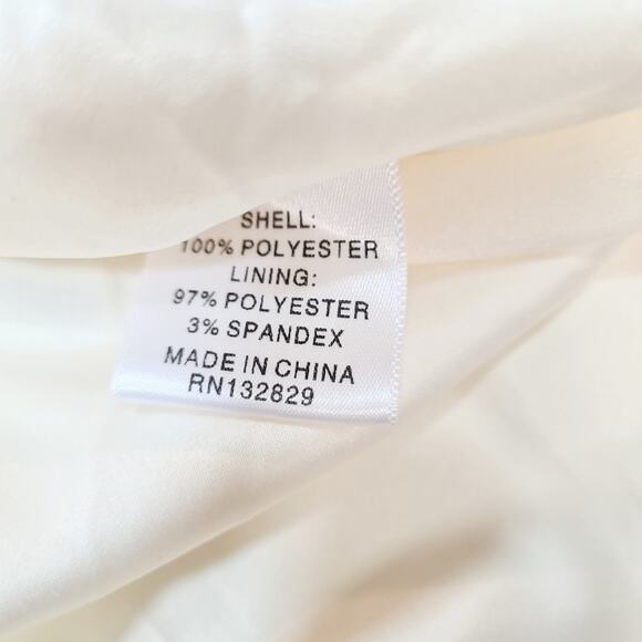 MAJORELLE Eden Mini Dress in Ivory & Pink Medium - Picture 9 of 13